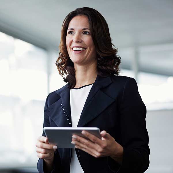 Happy-businesswoman Happy business woman